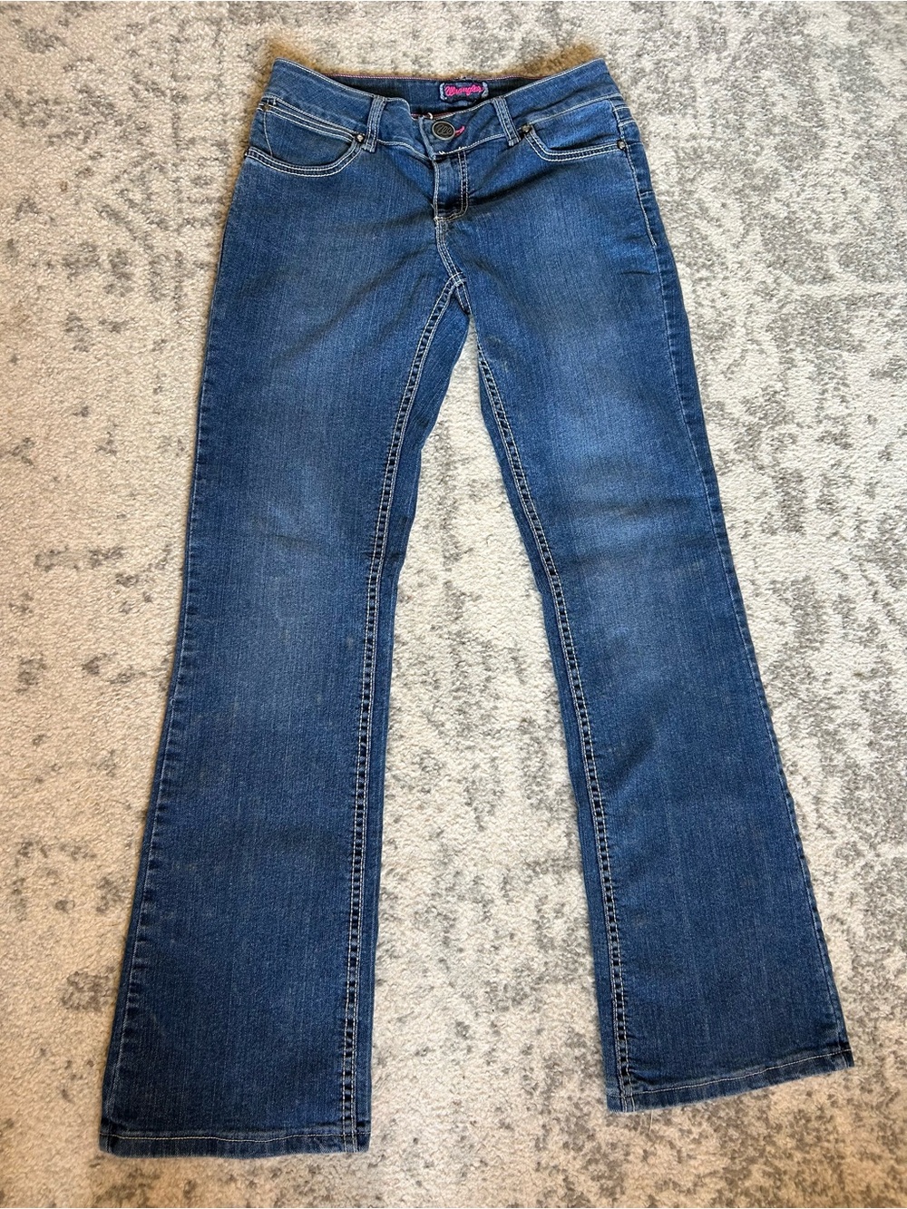 Wrangler Blue Flare Jeans for Women